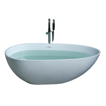 Foshan Factory price Solid surface bathtub Freestanding bathroom bath tub